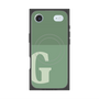 プレミアムスクエアケース with MagSafe［ オリジナル - initial two tone - G green ］