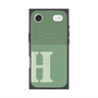 プレミアムスクエアケース with MagSafe［ オリジナル - initial two tone - H green ］