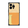 プレミアムスクエアケース with MagSafe［ オリジナル - initial two tone - I orange ］