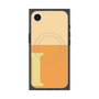 プレミアムスクエアケース with MagSafe［ オリジナル - initial two tone - I orange ］