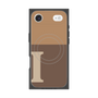 プレミアムスクエアケース with MagSafe［ オリジナル - initial two tone - I brown ］
