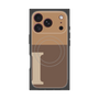 プレミアムスクエアケース with MagSafe［ オリジナル - initial two tone - I brown ］