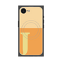 プレミアムスクエアケース with MagSafe［ オリジナル - initial two tone - J orange ］