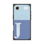 プレミアムスクエアケース with MagSafe［ オリジナル - initial two tone - J blue ］