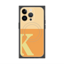 プレミアムスクエアケース with MagSafe［ オリジナル - initial two tone - K orange ］