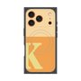 プレミアムスクエアケース with MagSafe［ オリジナル - initial two tone - K orange ］