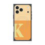 プレミアムスクエアケース with MagSafe［ オリジナル - initial two tone - K orange ］