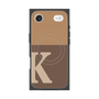 プレミアムスクエアケース with MagSafe［ オリジナル - initial two tone - K brown ］