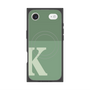 プレミアムスクエアケース with MagSafe［ オリジナル - initial two tone - K green ］