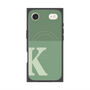 プレミアムスクエアケース with MagSafe［ オリジナル - initial two tone - K green ］