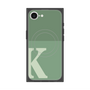 プレミアムスクエアケース with MagSafe［ オリジナル - initial two tone - K green ］
