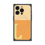 プレミアムスクエアケース with MagSafe［ オリジナル - initial two tone - L orange ］