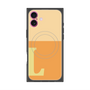 プレミアムスクエアケース with MagSafe［ オリジナル - initial two tone - L orange ］