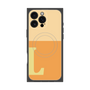 プレミアムスクエアケース with MagSafe［ オリジナル - initial two tone - L orange ］