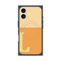 プレミアムスクエアケース with MagSafe［ オリジナル - initial two tone - L orange ］