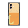 プレミアムスクエアケース with MagSafe［ オリジナル - initial two tone - L orange ］