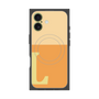 プレミアムスクエアケース with MagSafe［ オリジナル - initial two tone - L orange ］