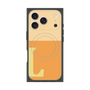 プレミアムスクエアケース with MagSafe［ オリジナル - initial two tone - L orange ］
