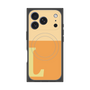 プレミアムスクエアケース with MagSafe［ オリジナル - initial two tone - L orange ］