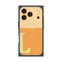プレミアムスクエアケース with MagSafe［ オリジナル - initial two tone - L orange ］
