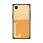 プレミアムスクエアケース with MagSafe［ オリジナル - initial two tone - L orange ］