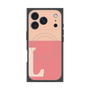 プレミアムスクエアケース with MagSafe［ オリジナル - initial two tone - L pink ］