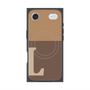 プレミアムスクエアケース with MagSafe［ オリジナル - initial two tone - L brown ］