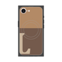 プレミアムスクエアケース with MagSafe［ オリジナル - initial two tone - L brown ］