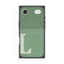 プレミアムスクエアケース with MagSafe［ オリジナル - initial two tone - L green ］