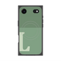 プレミアムスクエアケース with MagSafe［ オリジナル - initial two tone - L green ］