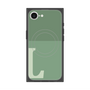 プレミアムスクエアケース with MagSafe［ オリジナル - initial two tone - L green ］