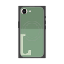 プレミアムスクエアケース with MagSafe［ オリジナル - initial two tone - L green ］