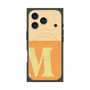 プレミアムスクエアケース with MagSafe［ オリジナル - initial two tone - M orange ］
