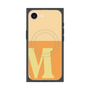プレミアムスクエアケース with MagSafe［ オリジナル - initial two tone - M orange ］