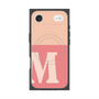 プレミアムスクエアケース with MagSafe［ オリジナル - initial two tone - M pink ］