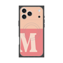 プレミアムスクエアケース with MagSafe［ オリジナル - initial two tone - M pink ］