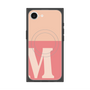 プレミアムスクエアケース with MagSafe［ オリジナル - initial two tone - M pink ］