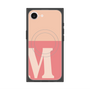 プレミアムスクエアケース with MagSafe［ オリジナル - initial two tone - M pink ］