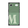 プレミアムスクエアケース with MagSafe［ オリジナル - initial two tone - M green ］