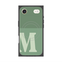プレミアムスクエアケース with MagSafe［ オリジナル - initial two tone - M green ］