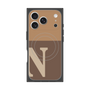 プレミアムスクエアケース with MagSafe［ オリジナル - initial two tone - N brown ］