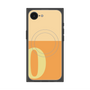 プレミアムスクエアケース with MagSafe［ オリジナル - initial two tone - O orange ］