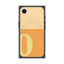 プレミアムスクエアケース with MagSafe［ オリジナル - initial two tone - O orange ］