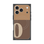 プレミアムスクエアケース with MagSafe［ オリジナル - initial two tone - O brown ］