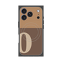 プレミアムスクエアケース with MagSafe［ オリジナル - initial two tone - O brown ］