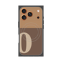 プレミアムスクエアケース with MagSafe［ オリジナル - initial two tone - O brown ］