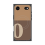 プレミアムスクエアケース with MagSafe［ オリジナル - initial two tone - O brown ］