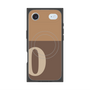 プレミアムスクエアケース with MagSafe［ オリジナル - initial two tone - O brown ］
