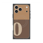 プレミアムスクエアケース with MagSafe［ オリジナル - initial two tone - O brown ］