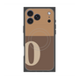 プレミアムスクエアケース with MagSafe［ オリジナル - initial two tone - O brown ］